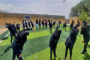 اجرای برنامه های ورزشی در سپیدان در دومین روز از هفته سلامت