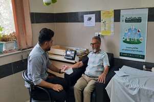 به مناسبت هفته سلامت: برپایی ایستگاه سلامت در سپیدان