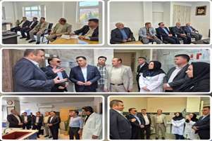 بازدید معاون بهداشت دانشگاه علوم پزشکی شیراز از حوزه سلامت شهرستان سپیدان