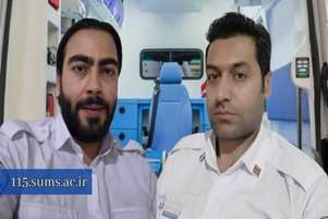 بازگشت علائم حیاتی بانوی ۵۲ ساله پس از احیای موفق توسط تیم اورژانس شول سپیدان