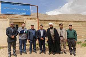 بازدید امام جمعه و فرماندار شهرستان سپیدان از مرکز خدمات جامع سلامت روستایی ابنو