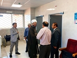 بازدید امام جمعه شهرستان سپیدان از مرکز خدمات جامع سلامت دالین و تقدیر از تلاش‌های کارکنان حوزه سلامت